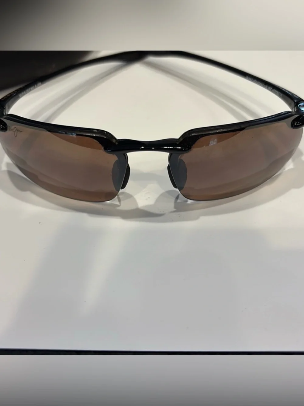 Maui Jim Black and Brown Men's Sunglasses